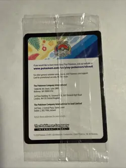 2024 Pokemon TCG Scarlet & Violet Black Star Promos #190 Pikachu STAMP - Image 2