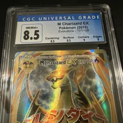 Pokemon TCG 2016 XY Evolutions M Charizard EX 101/108 CGC 8.5 - Image 2