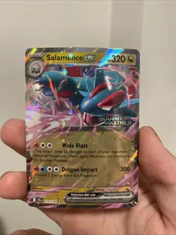 (Stamped) Salamence ex - 114/159 - Pokemon Journey Together Stamp Promo Holo NM - Image 1