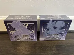 Pokemon Center Exclusive Chilling Reign : Elite Trainer Box ETB Set of 2 SEALED - Image 1