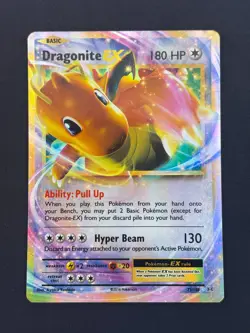 Dragonite EX 72/108 - Evolutions - Very Lightly Played VLP Ultra Rare Pokemon Ca - Image 1