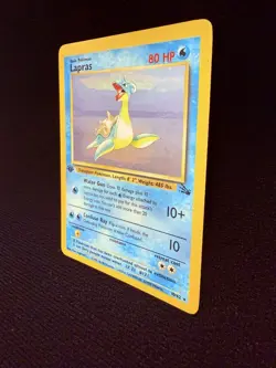 1999 Lapras 10/62 Fossil Holo Rare Vintage Pokemon TCG WoTC MP - Image 3