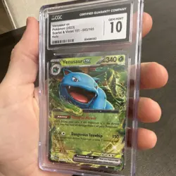 Pokemon Venusaur ex Sv: Scarlet & Violet 151 003/165 Holo Double Rare EX CGC 10 - Image 1