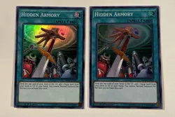 2X Yugioh Hidden Armory INCH-EN042 Super Rare 1st Edition Near Mint - Image 1