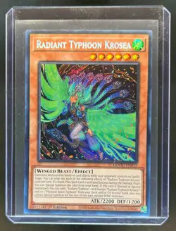2020 Yu-Gi-Oh! 25th Secret Rare Radiant Typhoon Krosea 1st Edition #DOODEN015 - Image 1