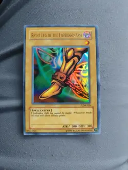 Right Leg of the Forbidden One LOB-120 Unlimited Yugioh - Image 1