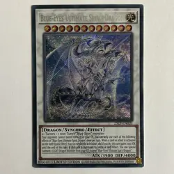 Blue-Eyes Ultimate Spirit Dragon Emblazoned Secret Rare Limited Pack 25LP-EN020 - Image 1