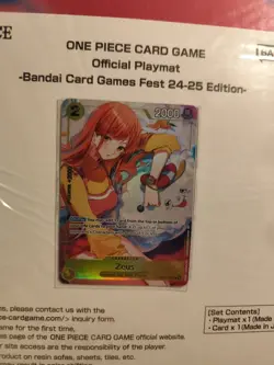 ONE PIECE CARD GAME Playmat bandai Card Games Fest 24-25 Edition nami+zeus op11- - Image 2