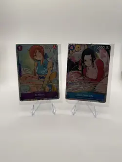 One Piece TCG Illustration Box Vol 1 PROMO SET O-Nami & Boa Hancock SEALED - Image 1