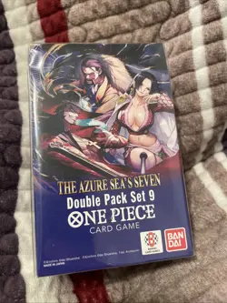 ONE PIECE TCG OP-14 The Azure Sea’s Seven Double Pack Set 9 Factory Sealed - Image 1