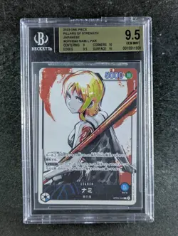 2023 One Piece NAMI OP03-040 Pillars Of Strength Alt. Art Leader JPN BGS 9.5 - Image 1