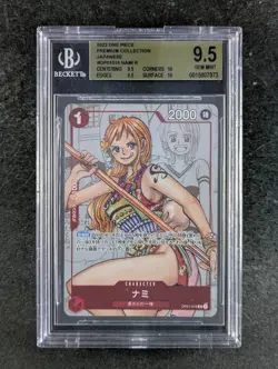 2022 One Piece MANGA NAMI OP01-016 Premium Collection 25th Anni. JPN BGS 9.5 - Image 1