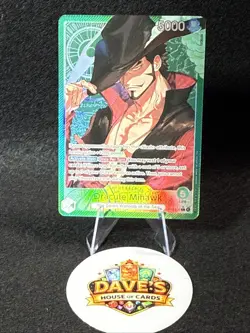 ONE PIECE Dracule Mihawk - OP14-020 (Alternate Art) The Azure Sea's Seven B - Image 1