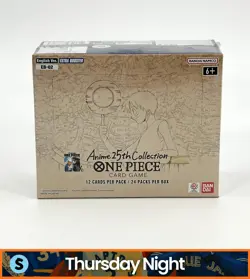 ONE PIECE TCG EB-02 ENGLISH EXTRA ANIME 25TH COLLECTION SEALED BOOSTER BOX - Image 1