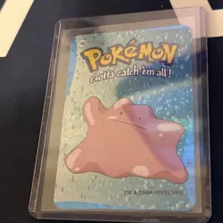 Ditto #132 Vintage Vending Machine Prism Sticker 2000 - Pokemon Card - Image 1
