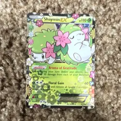 Pokemon Shaymin EX XY148 Basic 110 HP Holo Promo 60 Attack Card TCG - Image 1
