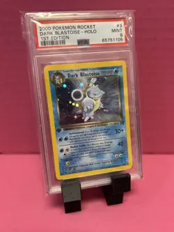 2000 Pokemon Rocket 1st Edition Dark Blastoise - Holo #3 PSA Mint 9 Graded Card - Image 1