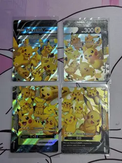 Pikachu V Union Lot Celebrations 2021 SWSH139-142 Holo Pokemon Card TCG - Image 1