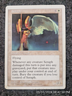 Seraph - LIGHT PLAY English MTG 5th Edition (DS3D1H6) - Image 1