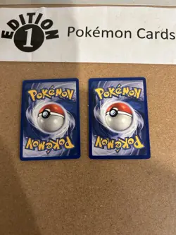 Abra 1st Edition + Abra Shadowless Pokemon Card Lot Vintage WOTC - Image 2