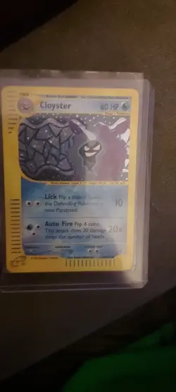 Cloyster 008/165 Expedition Base Set Holo e reader pokemon card - Image 1