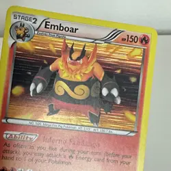 Emboar 20/114 Black & White Holo Rare Pokemon Card TCG 2011 - Image 2