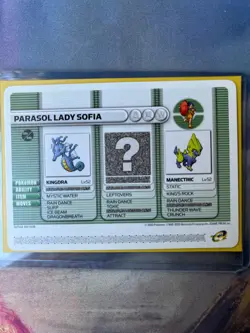 Parasol Lady Sofia - Pokemon Ruby/Sapphire - Battle E Card - e-Reader - Nintendo - Image 1