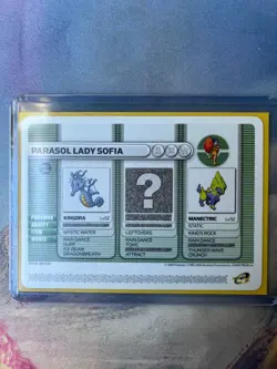Parasol Lady Sofia - Pokemon Ruby/Sapphire - Battle E Card - e-Reader - Nintendo - Image 3