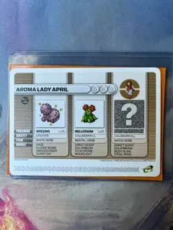 Aroma Lady April - Pokemon Ruby/Sapphire - Battle E Card - e-Reader - Nintendo G - Image 1