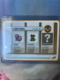 Aroma Lady April - Pokemon Ruby/Sapphire - Battle E Card - e-Reader - Nintendo G - Image 3