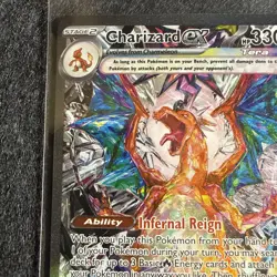 Pokemon TCG Sv03: Obsidian Flames Charizard EX Holo Card 223/197 NM - Image 2