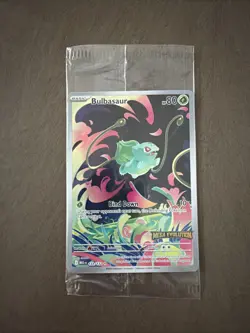 SEALED Pokemon TCG Bulbasaur 133/132 STAMPED Mega Evolutions Promo Card NM - Image 1