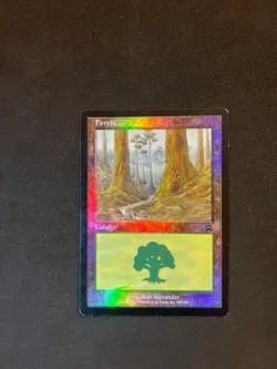 Forest #349 Foil [Mercadian Masques] Magic MTG Cards MP/HP - Image 1