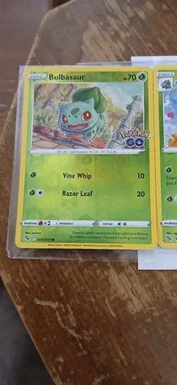 Reverse Holo Pokemon Go 4 Cards STARTERLOT Bulbasaur Charmander Squirtle Ivysaur - Image 2