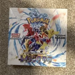 Pokemon Trading Card Game Raging Surf Booster Box Japanese Jirachi Groudon - Image 1