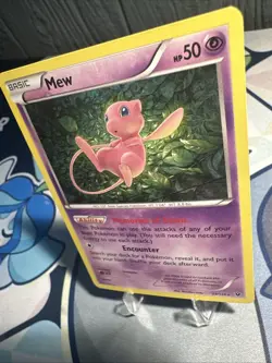 Pokemon Mew TCG Holo Rare Card 29/124 XY Fates Collide NM-LP Near Mint - Image 2