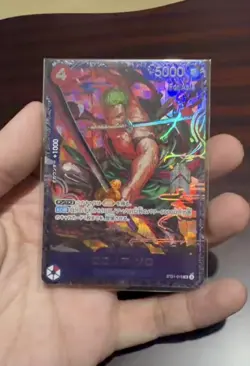 ONE PIECE Card Zoro ST21-015 Flagship Battle 2025 Top 8 Prize FOR ASIA ( JP ) - Image 1