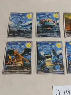 8 Pokemon x Van Gogh Black Star Promo ACG Art Card - read description - Image 2