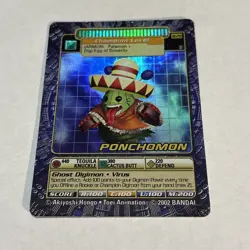 Bandai Digimon Trading Card Series 5 Ponchomon Bo-250 🔥🔥🔥HOLO Mint - Image 1