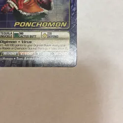 Bandai Digimon Trading Card Series 5 Ponchomon Bo-250 🔥🔥🔥HOLO Mint - Image 4