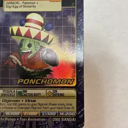 Bandai Digimon Trading Card Series 5 Ponchomon Bo-250 🔥🔥🔥HOLO Mint - Image 5
