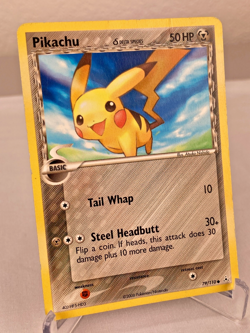 Pikachu (Delta Species) 79/110 - EX Holon Phantoms Pokemon Card - MP / HP - Image 2