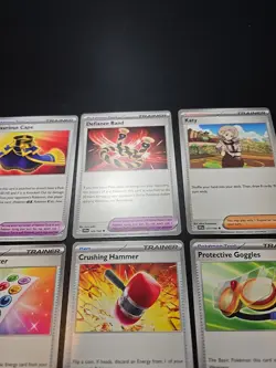 Pokemon SV Trainer Card Crushing Hammer Luxurious Cape Protective Goggles Band - Image 3