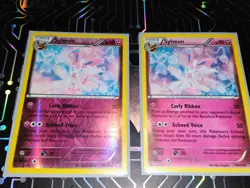 Sylveon Lot Pokemon Sylveon XY Furious Fists 3 Cards Regular Holo TCG 72/111 - Image 2
