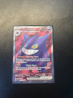 Pokemon TCG Gengar EX Temporal Forces Ultra Rare Card 193/162 - Image 1