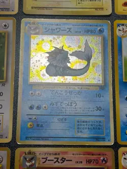 (LP) 12set Eevee Vaporeon Jolteon Flareon Dark/Light Holo Jungle Pokemon Card - Image 5