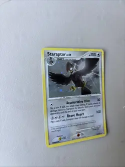 Pokemon TCG Staraptor Holo Rare Card Diamond & Pearl Set 16/130 - Image 3