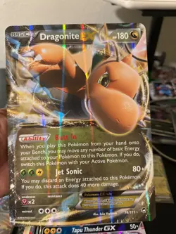 Dragonite EX 074/111 Jumbo Cards Holo Pokemon Card 2014 - Image 1