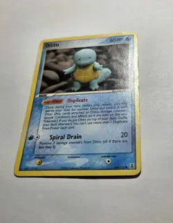 Pokemon TCG Ditto 64/113 Squirtle EX Delta Species 2005 Trading Card Rare - Image 3