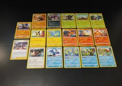 Pokemon Card TCG Sword Shield Base Set RARE NON HOLO Morpeko Ninetails Durant NM - Image 1